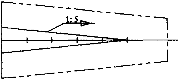 三、錐度的畫法及標(biāo)注